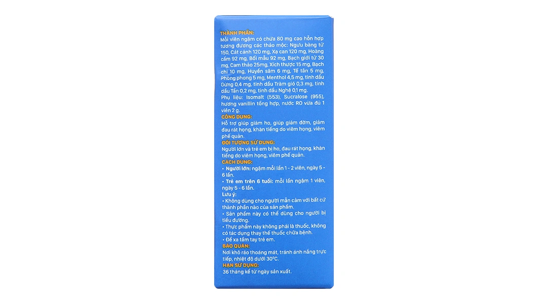 Kẹo Thảo Mộc Zalocol Hộp 20 Viên - 3