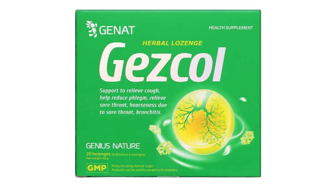 Kẹo Thảo Mộc Gezcol Hộp 20 Viên - 1