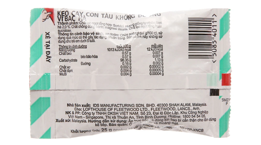 Kẹo Fisherman's Friend Hương Bạc Hà gói 25g - 1