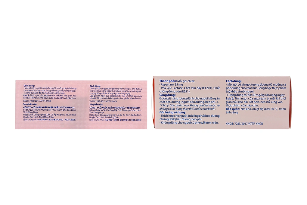 Đường Aspamic dành cho người ăn kiêng hộp 50 gói x 1g - 5