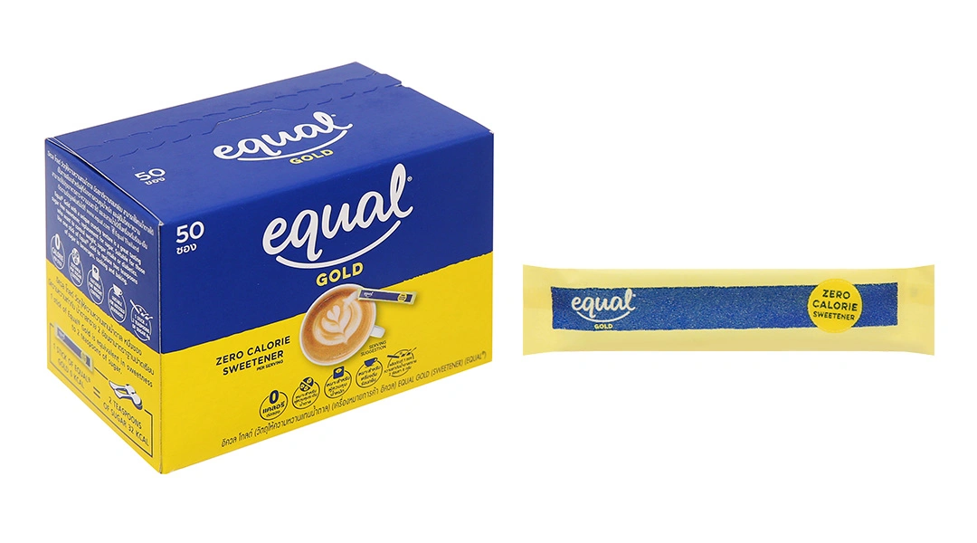 Đường Ăn Kiêng Equal Gold Hộp 50 Gói - 1