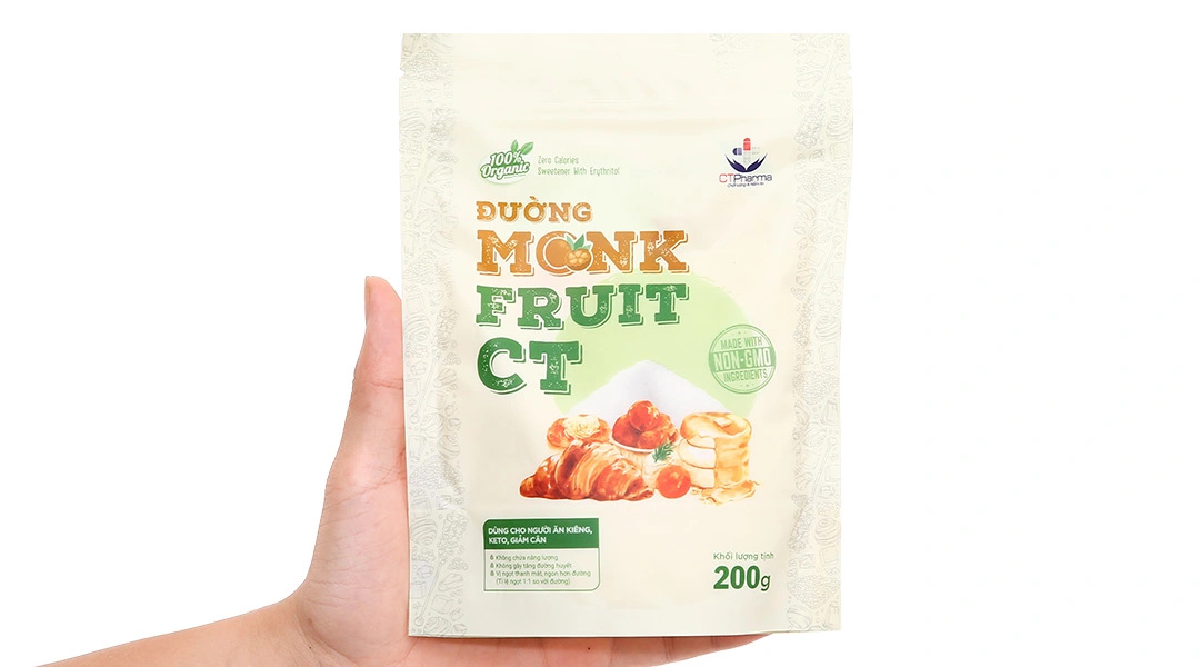 Đường Monk Fruit Ct Hộp 20 Gói x 5G - 10