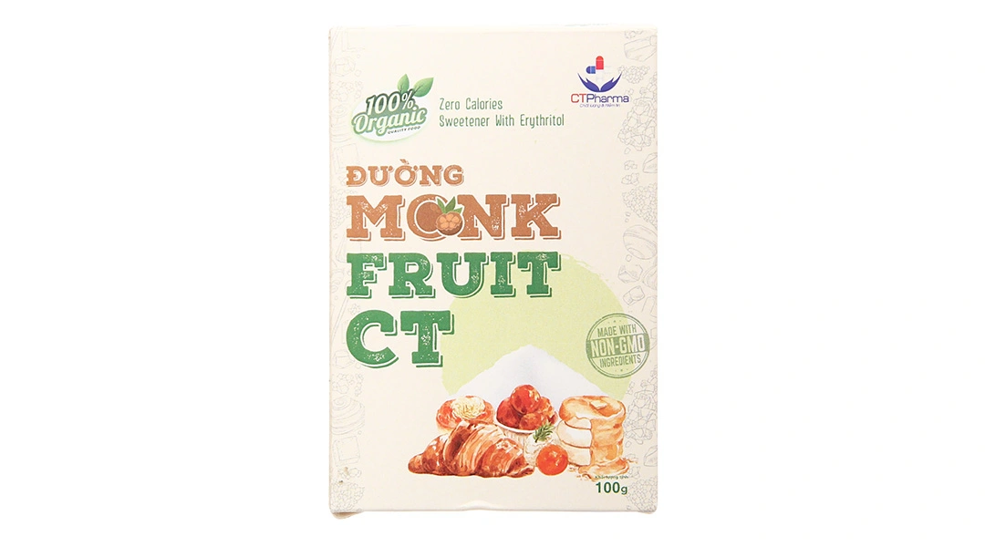 Đường Monk Fruit Ct Hộp 20 Gói x 5G - 1