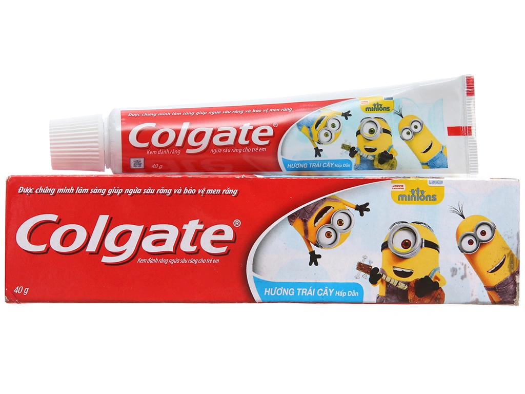 Kem đánh răng cho bé Colgate hương trái cây tuýp 40g - 
