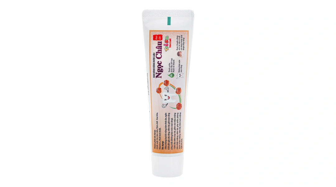 Kem đánh răng dược liệu Ngọc Châu trẻ em ngừa sâu răng tuýp 70g - 5