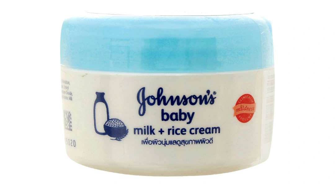 Kem Johnson's Baby milk+rice cấp ẩm, da mềm mịn hũ 50g - 1