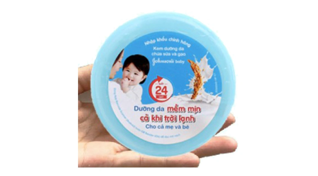 Kem Johnson's Baby milk+rice cấp ẩm, da mềm mịn hũ 50g - 3