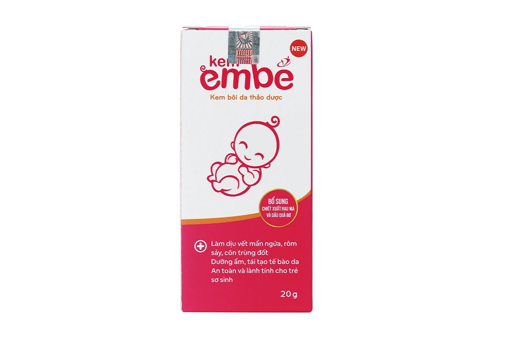 Kem Em bé ngừa rôm sẩy, hăm tả cho bé tuýp 20g - 