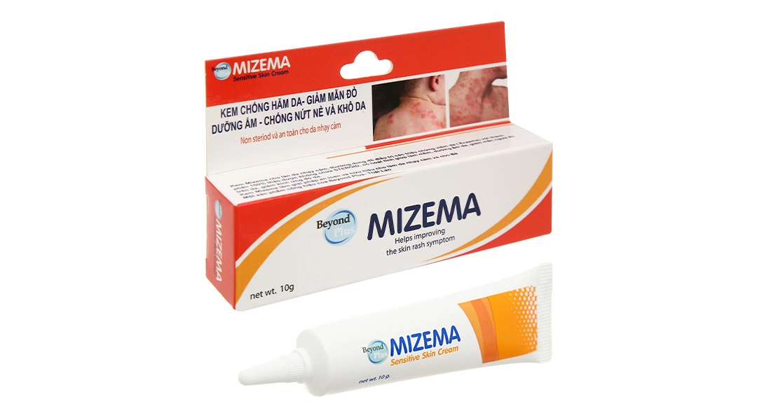 Kem Mizema chống hăm da, giảm mẫn đỏ tuýp 10g - 