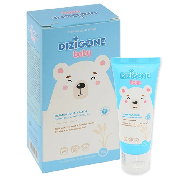 Kem bôi dịu da Dizigone Baby làm dịu vết mẫn ngứa, hăm da cho bé