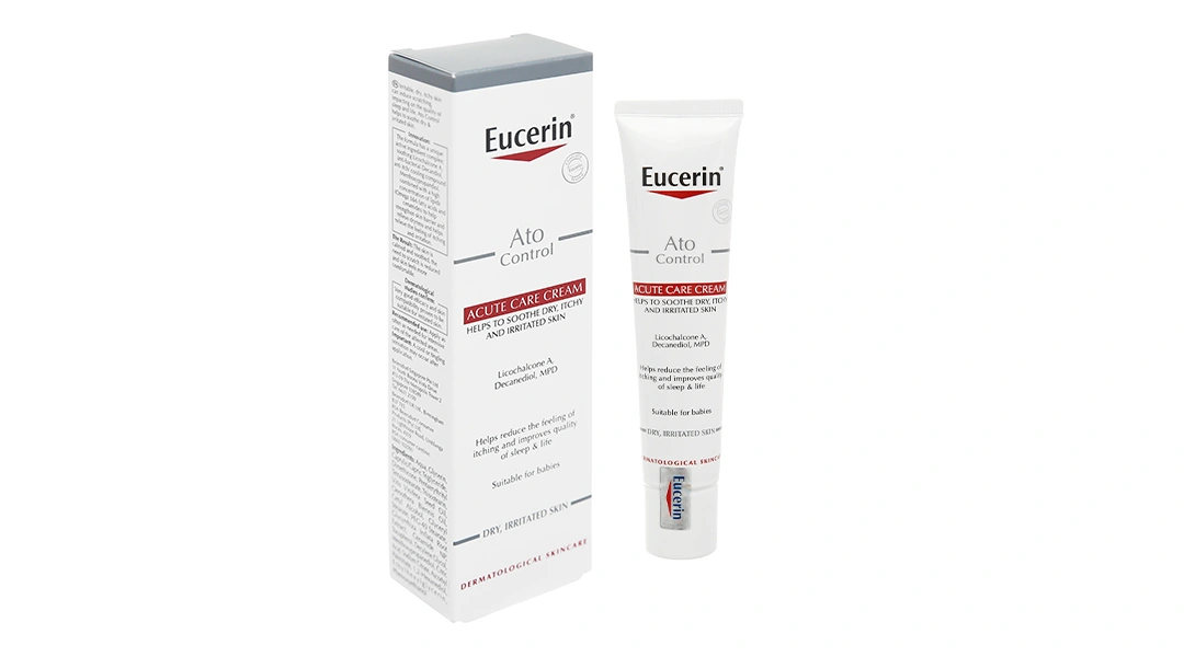 Kem Eucerin Ato Control làm dịu da, giảm khô ngứa tuýp 40ml - 