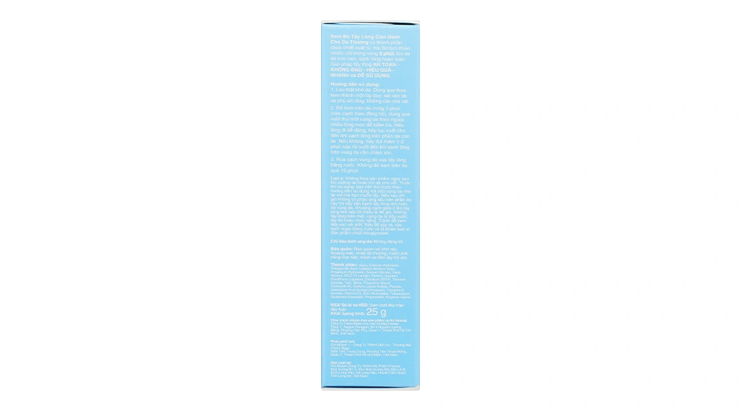 Kem tẩy lông Cléo Avocado Hair Removal Cream cho da thường tuýp 25g - 2
