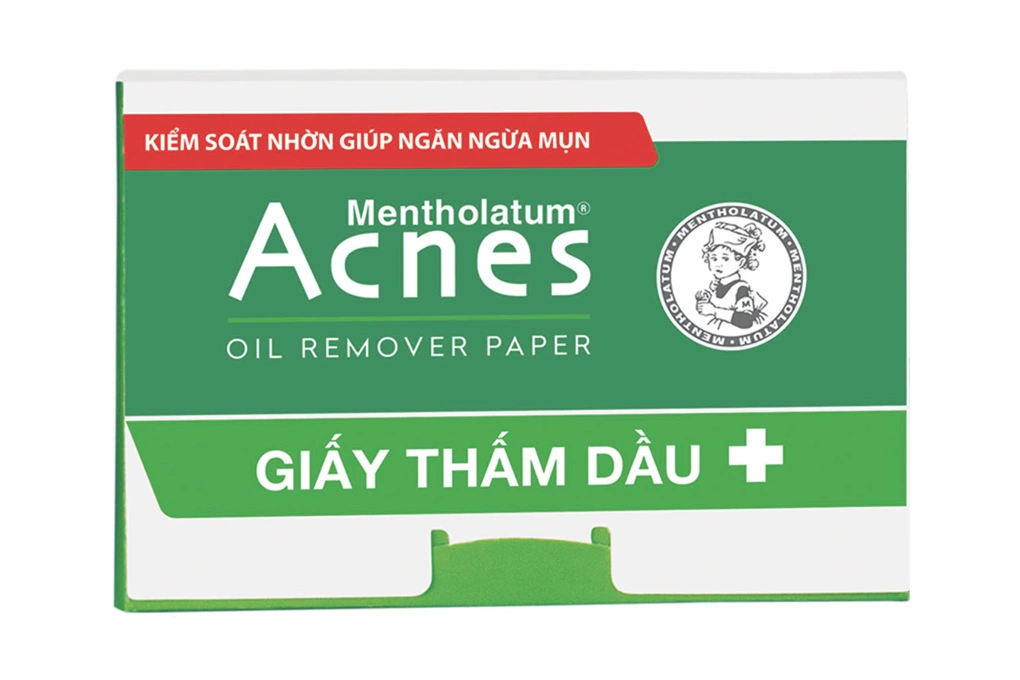 Giấy thấm dầu Acnes hút dầu nhờn trên da gói 100 miếng - 