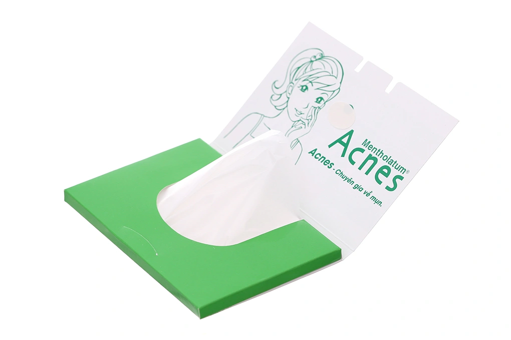 Giấy thấm dầu Acnes hút dầu nhờn trên da gói 100 miếng - 2