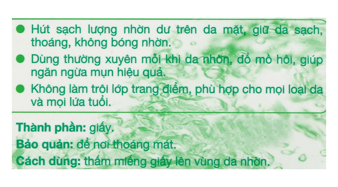 Giấy thấm dầu Acnes hút dầu nhờn trên da gói 100 miếng - 4