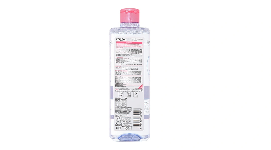 Nước tẩy trang L'Oréal Micellar 3 in 1 dưỡng ẩm cho da khô, da thường chai 400ml - 2