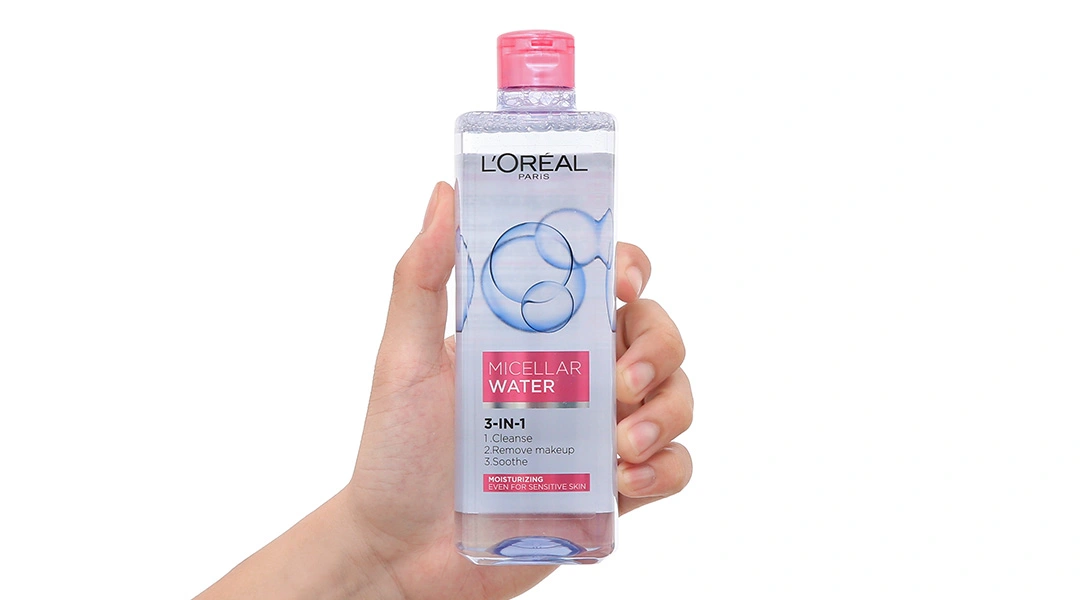 Nước tẩy trang L'Oréal Micellar 3 in 1 dưỡng ẩm cho da khô, da thường chai 400ml - 4