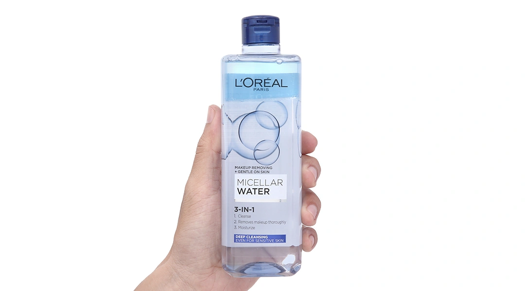 Nước tẩy trang L'Oréal Micellar Water 3 in 1 làm sạch sâu cho da trang điểm chai 400ml - 5