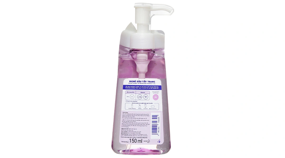 Dầu tẩy trang Bioré làm sạch lớp trang điểm, bụi bẩn, bã nhờn trên da chai 150ml - 1