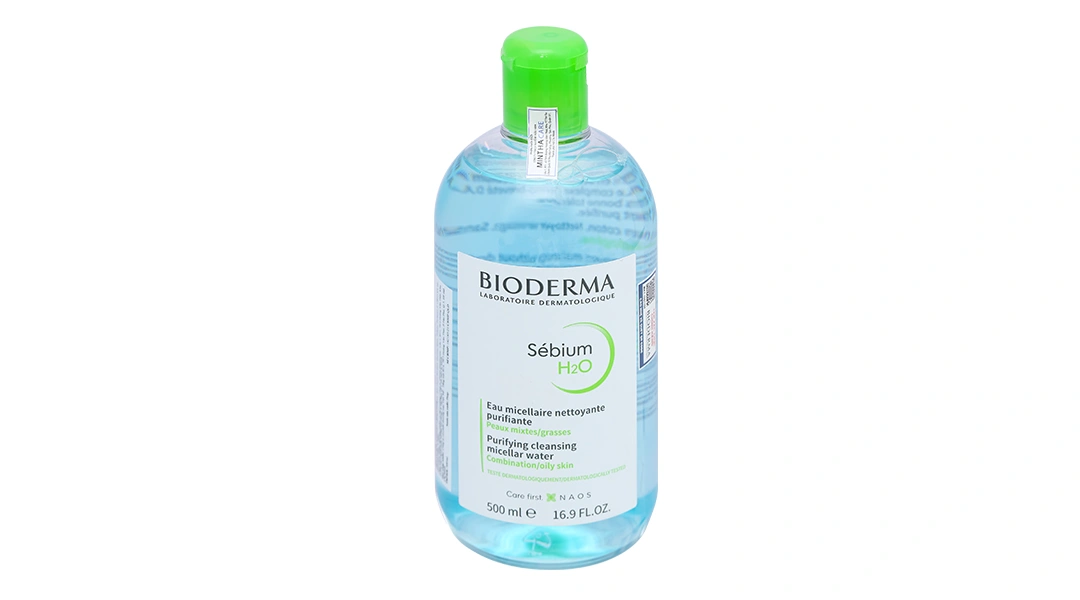 Nước tẩy trang Bioderma Sébium H2O làm sạch sâu cho da dầu và da hỗn hợp chai 500ml - 9