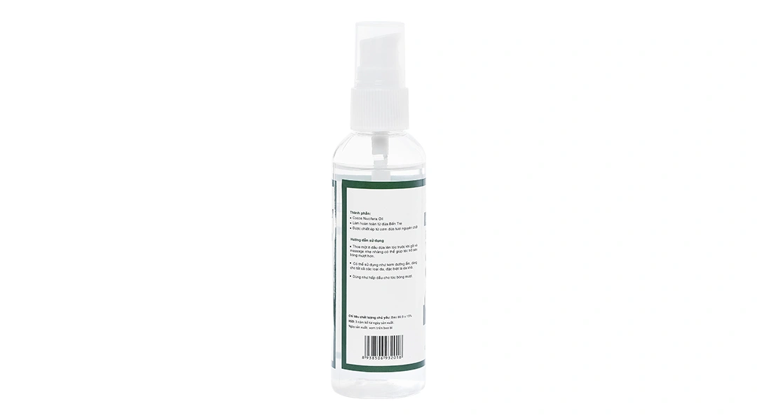 Dầu dừa tinh khiết LuckyStar giúp tóc bóng mượt, giảm gàu chai 100ml - 7