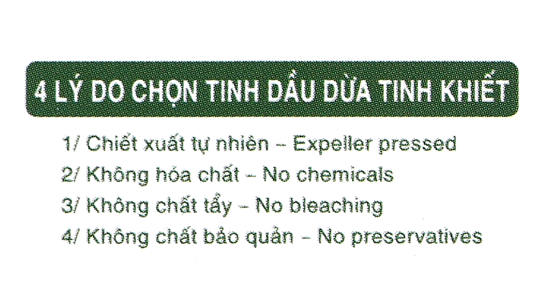 Dầu dừa tinh khiết LuckyStar giúp tóc bóng mượt, giảm gàu chai 100ml - 5