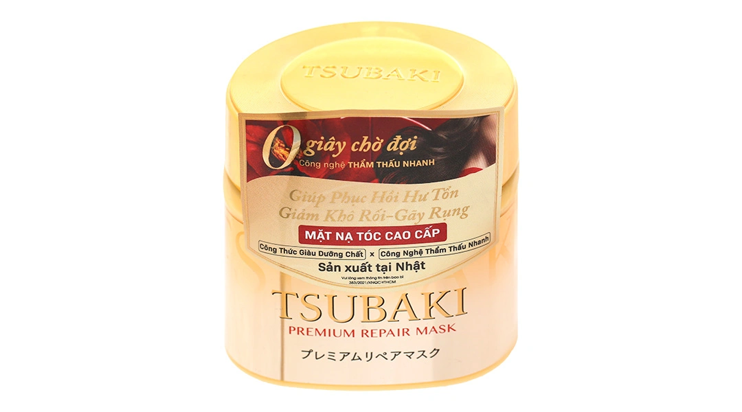 Mặt nạ tóc cao cấp Tsubaki phục hồi hư tổn, giảm gãy rụng - 