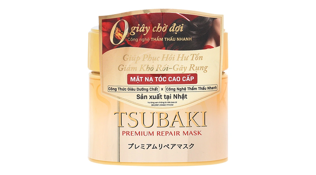 Mặt nạ tóc cao cấp Tsubaki phục hồi hư tổn, giảm gãy rụng - 1