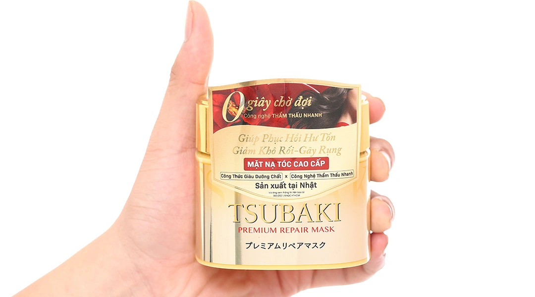 Mặt nạ tóc cao cấp Tsubaki phục hồi hư tổn, giảm gãy rụng - 3