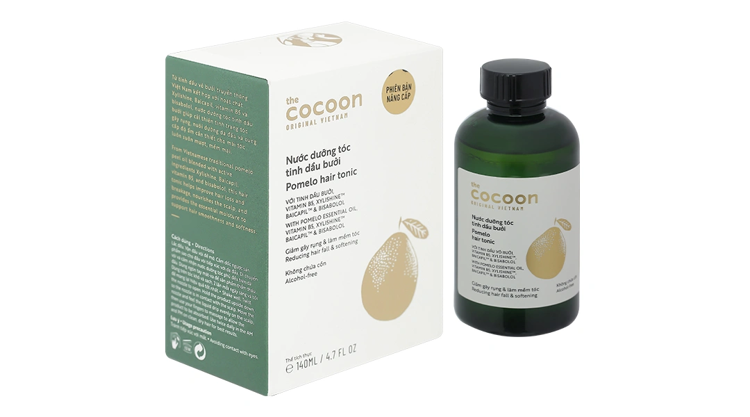 Nước dưỡng tóc tinh dầu bưởi Cocoon giảm gãy rụng, làm mềm tóc chai 140ml - 11