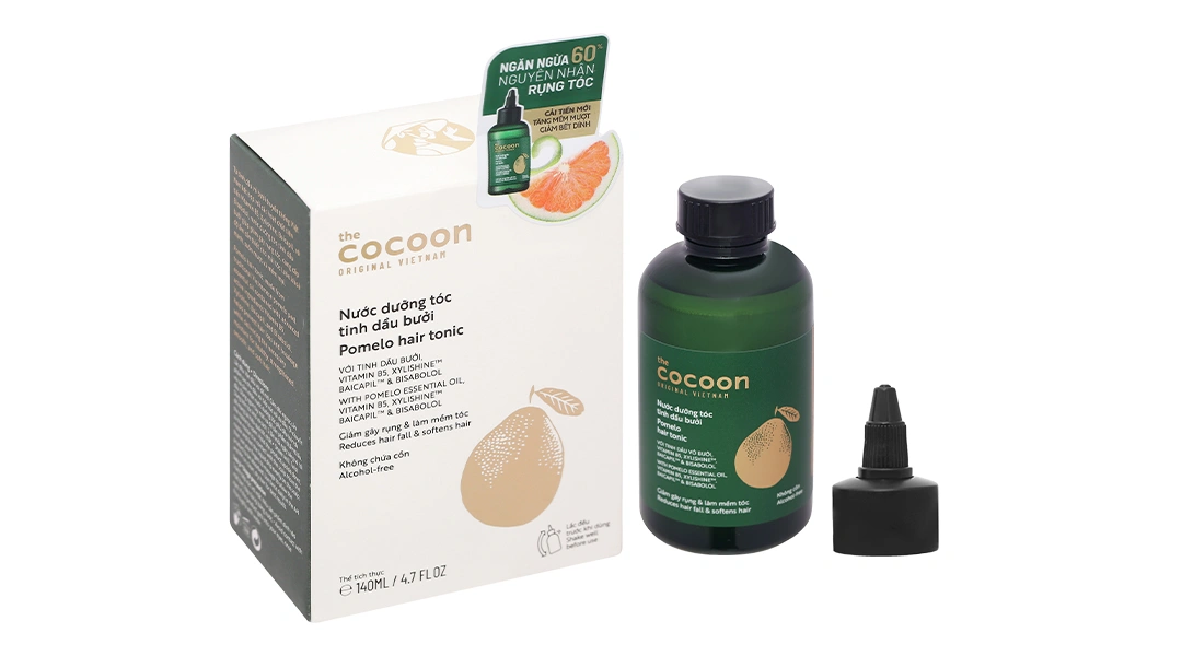 Nước dưỡng tóc tinh dầu bưởi Cocoon giảm gãy rụng, làm mềm tóc chai 140ml - 1