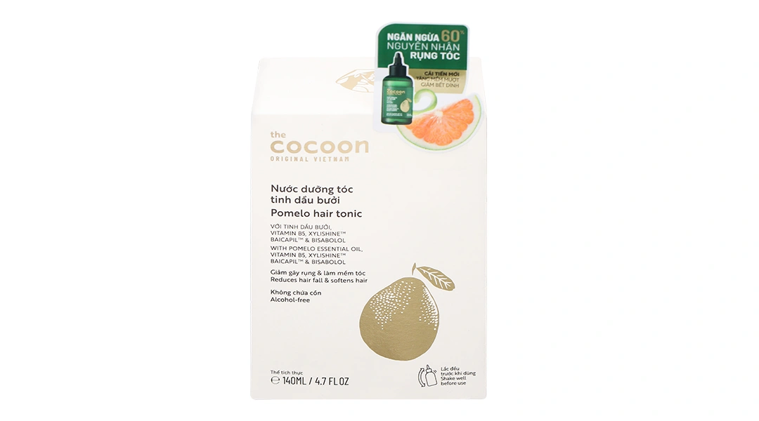 Nước dưỡng tóc tinh dầu bưởi Cocoon giảm gãy rụng, làm mềm tóc chai 140ml - 2