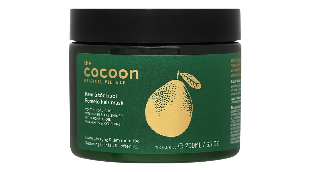Kem ủ tóc bưởi Cocoon giảm gãy rụng và làm mềm tóc hũ 200ml - 1