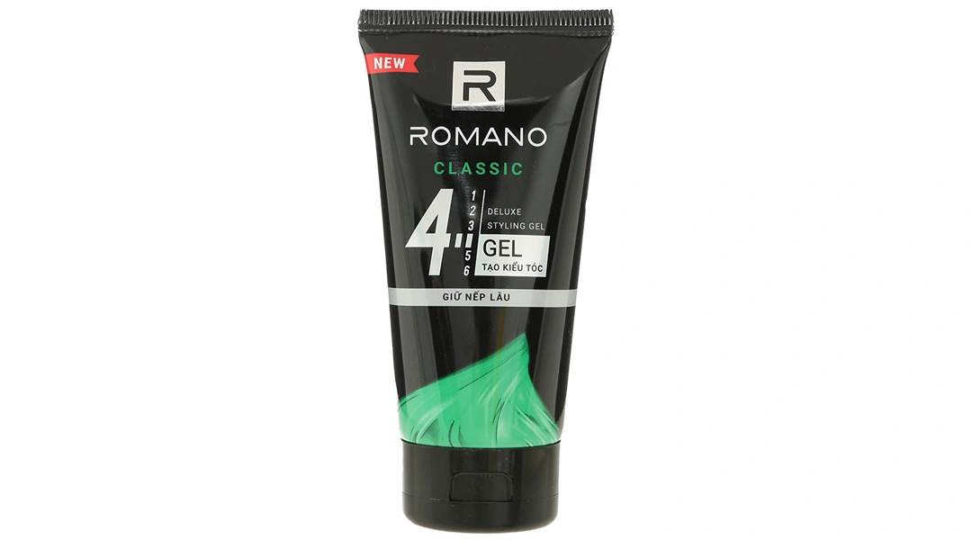 Gel vuốt tóc Romano Classic giữ nếp cứng tuýp 150g - 