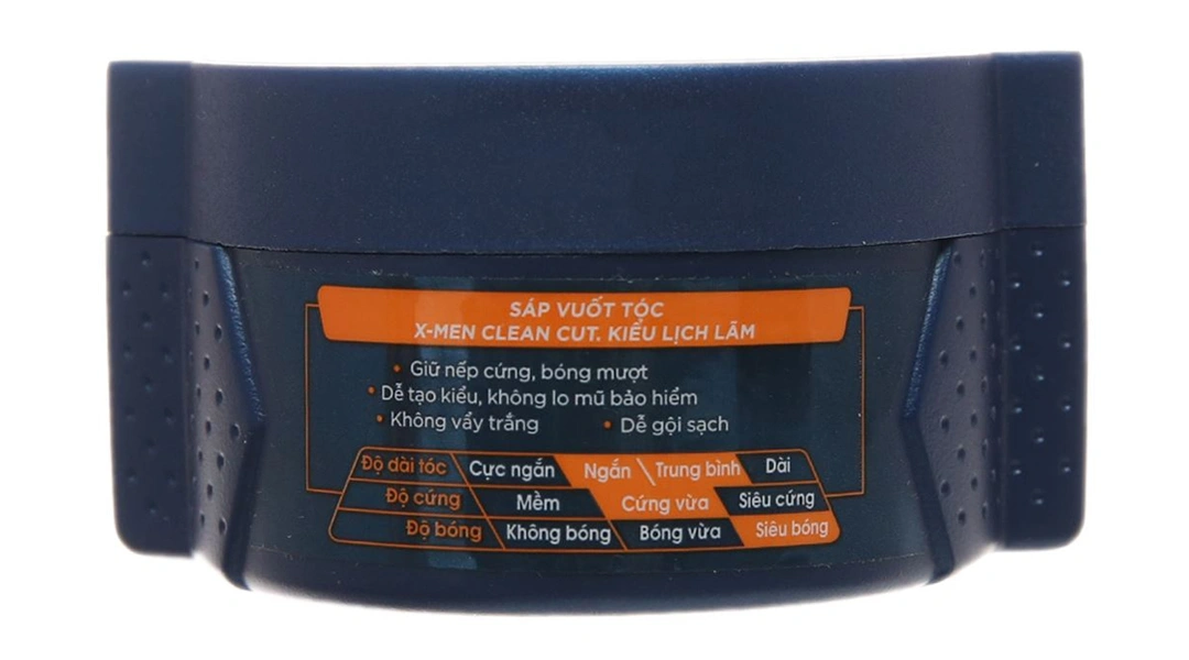 Sáp vuốt tóc X-Men Clean Cut giữ nếp lâu hũ 75g - 2