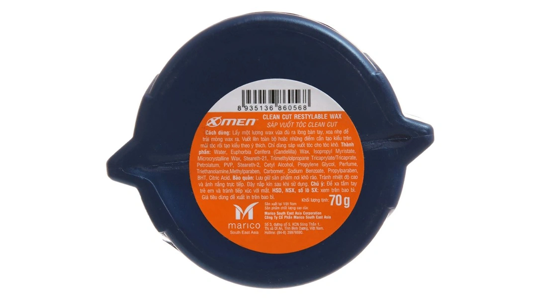 Sáp vuốt tóc X-Men Clean Cut giữ nếp lâu hũ 75g - 4