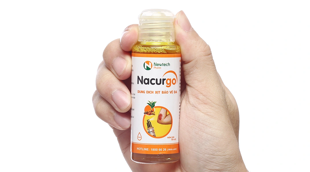 Xịt vết thương Nacurgo bảo vệ, tái tạo da, ngừa vi khuẩn (1 chai x 30ml) - 24
