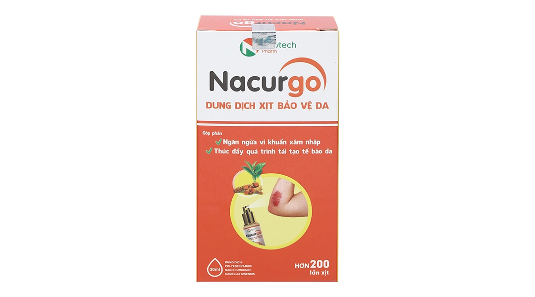 Xịt vết thương Nacurgo bảo vệ, tái tạo da, ngừa vi khuẩn (1 chai x 30ml) - 15