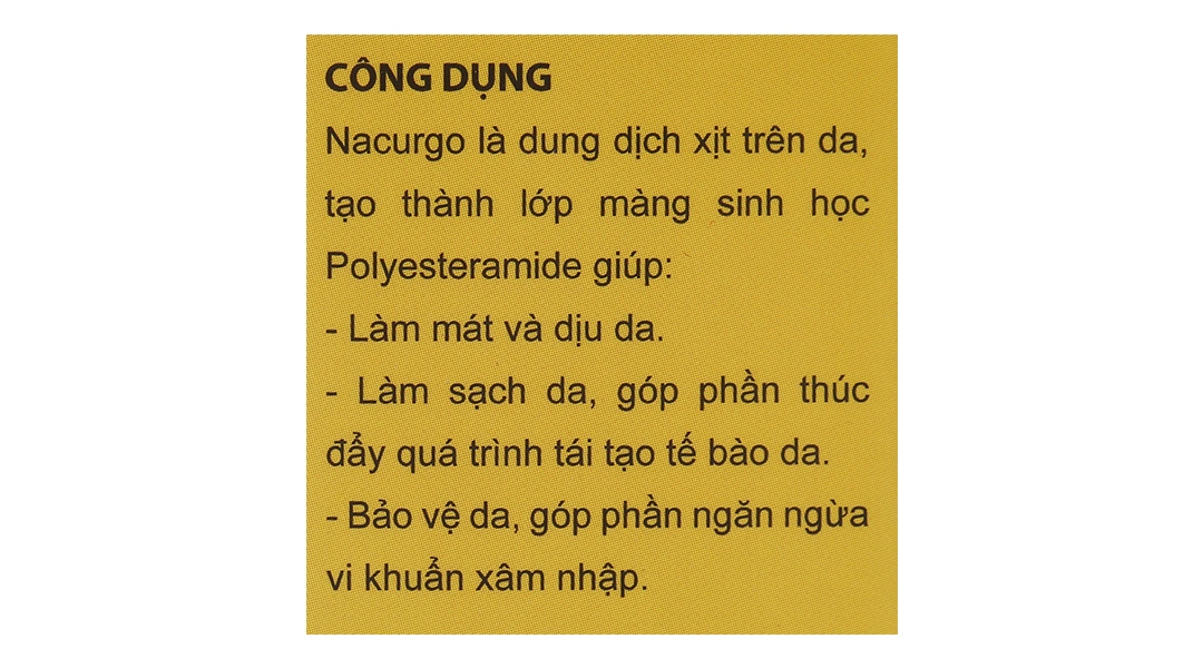 Xịt vết thương Nacurgo bảo vệ, tái tạo da, ngừa vi khuẩn (1 chai x 30ml) - 21