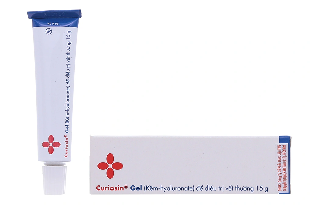 Curiosin Gel phục hồi da, lành vết loét tuýp 15g - 