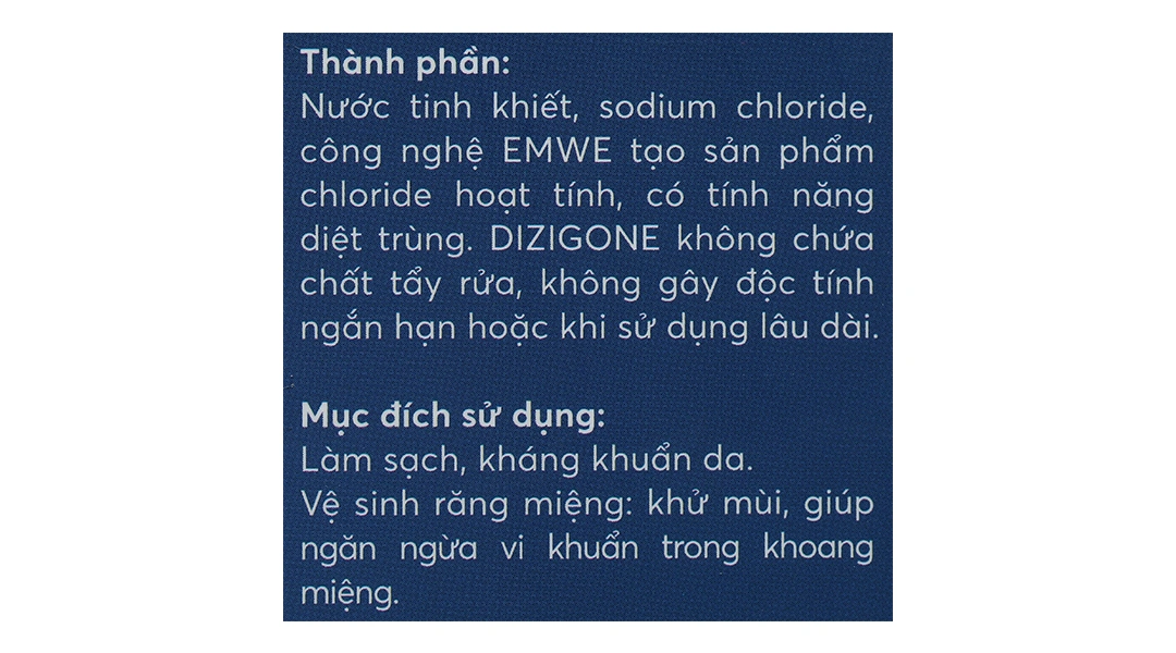 Dung dịch Dizigone loại bỏ vi khuẩn (1 chai x 300ml) - 5