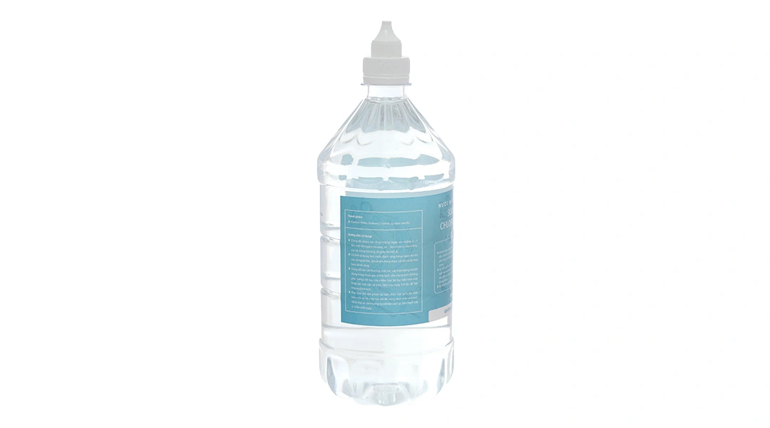 Nước muối Sodium Chloride 0,9% giúp sát khuẩn, súc miệng chai 1000ml - 2