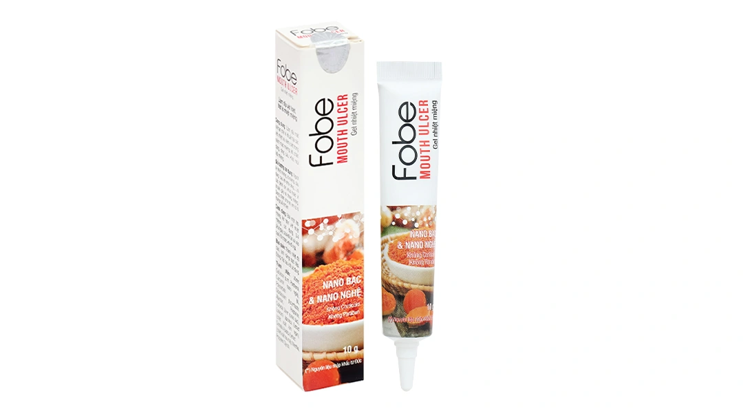 Gel Fobelife Fobe Mouth Ulcer hỗ trợ giảm nhiệt miệng (1 tuýp x 10g) - 