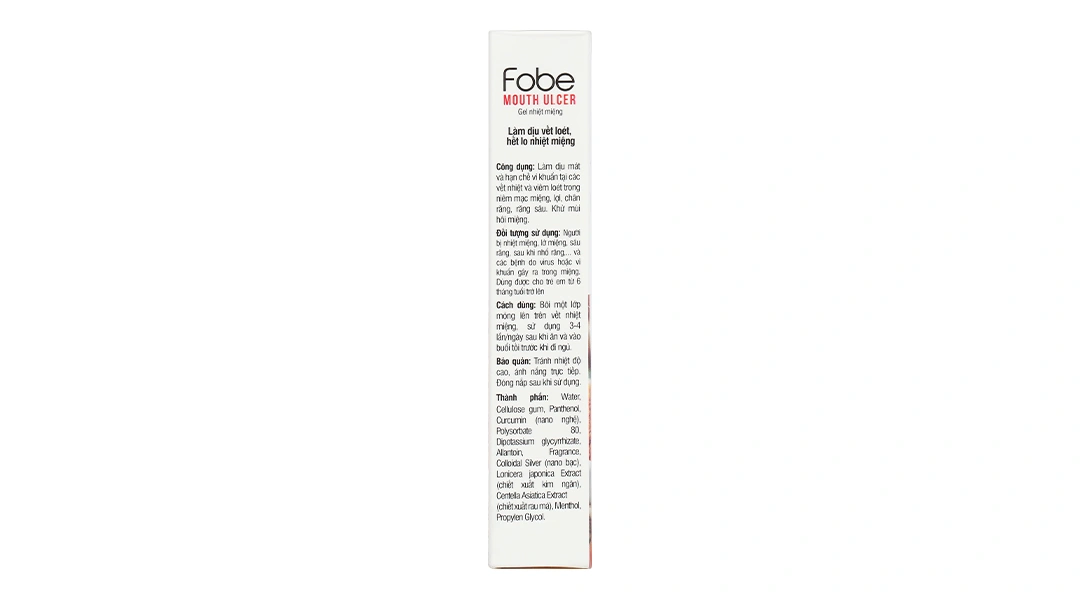 Gel Fobelife Fobe Mouth Ulcer hỗ trợ giảm nhiệt miệng (1 tuýp x 10g) - 3