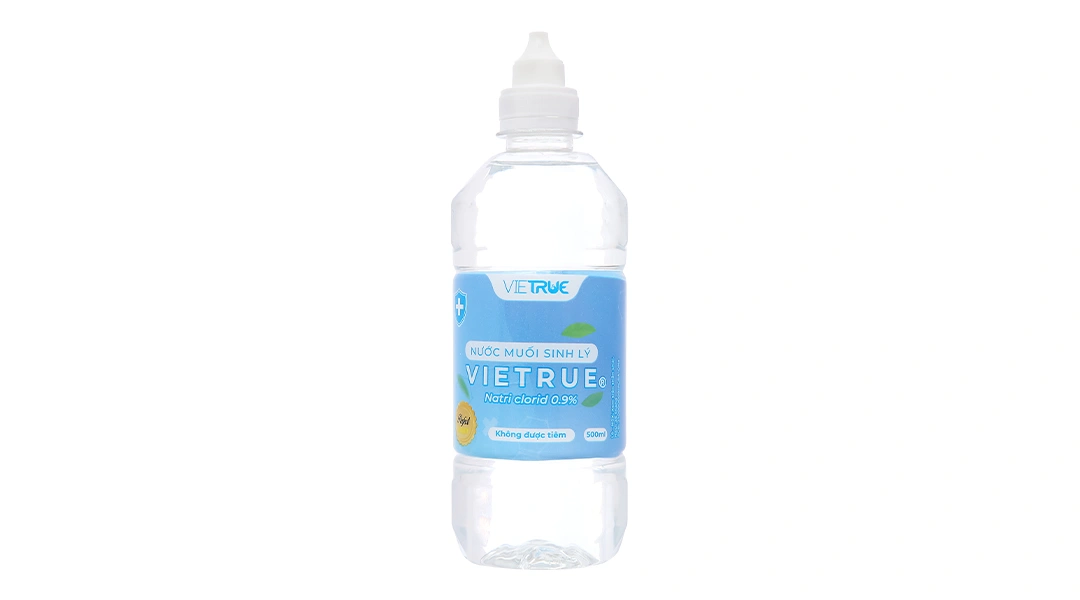 Nước muối Vietrue sát khuẩn, súc miệng chai 500ml - 1