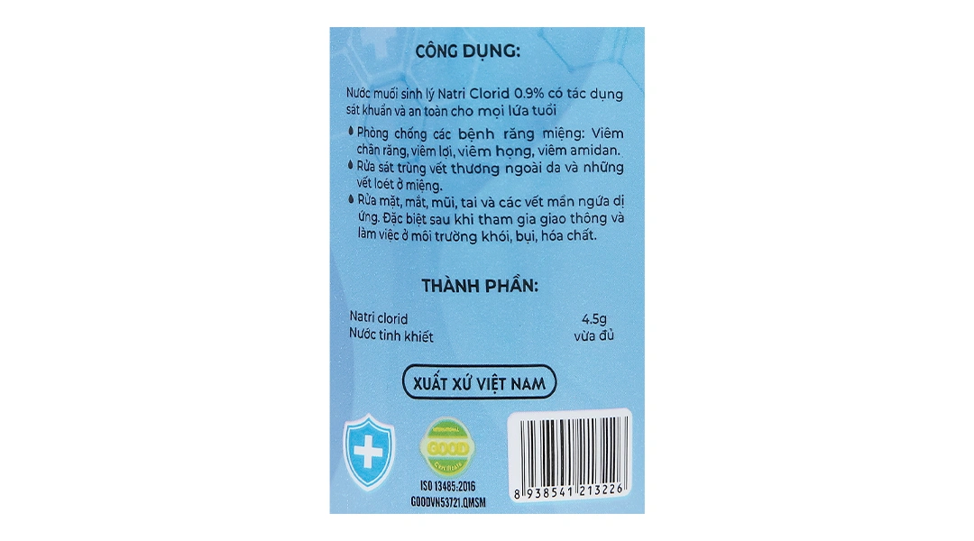 Nước muối Vietrue sát khuẩn, súc miệng chai 500ml - 5