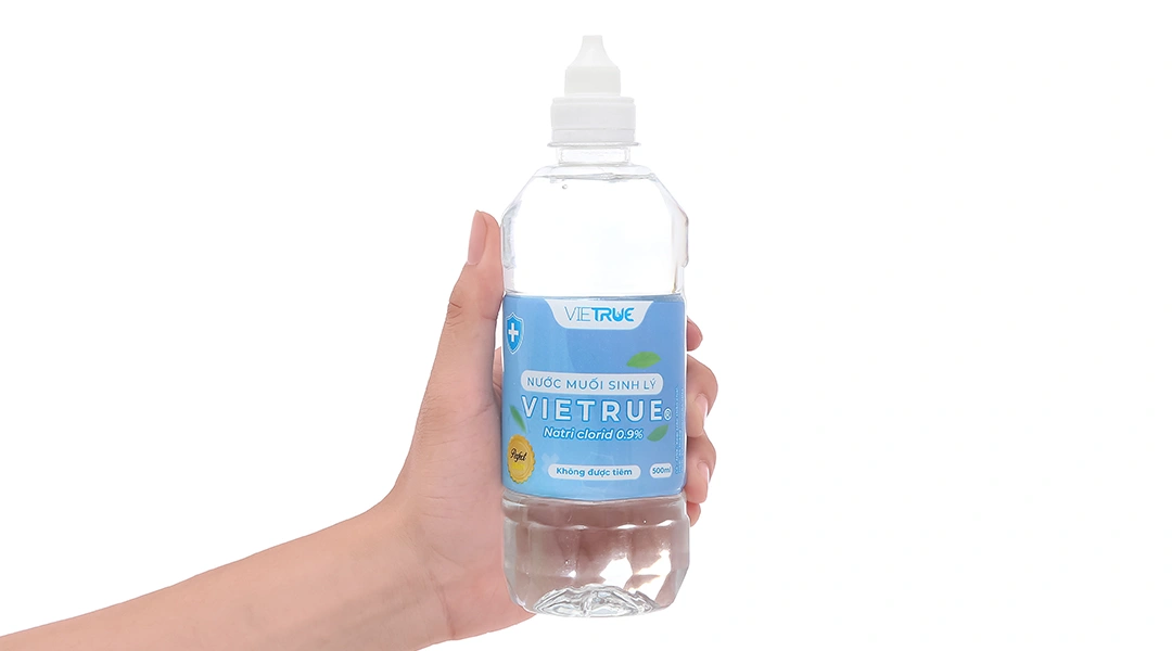 Nước muối Vietrue sát khuẩn, súc miệng chai 500ml - 6