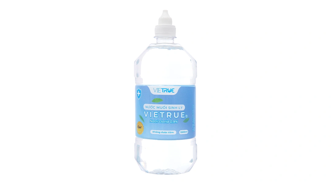 Nước muối Vietrue sát khuẩn, súc miệng chai 500ml - 9