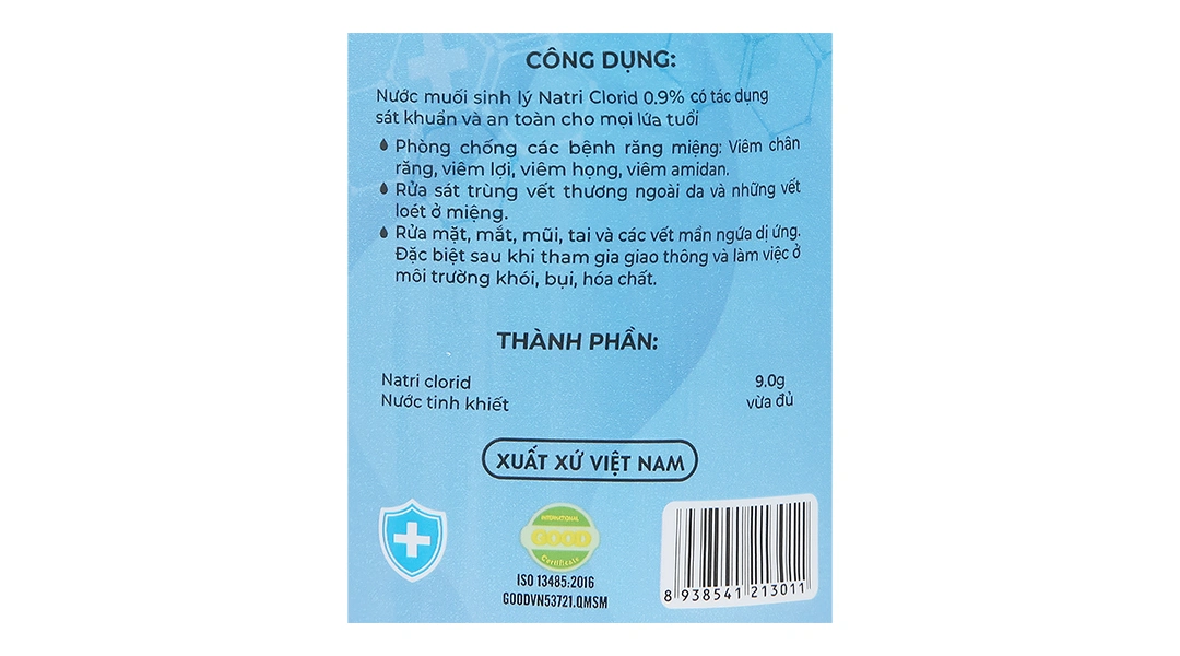 Nước muối Vietrue sát khuẩn, súc miệng chai 500ml - 13