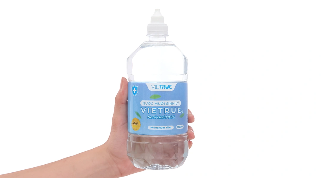 Nước muối Vietrue sát khuẩn, súc miệng chai 500ml - 14